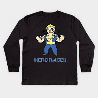 Nerd Rage Kids Long Sleeve T-Shirt